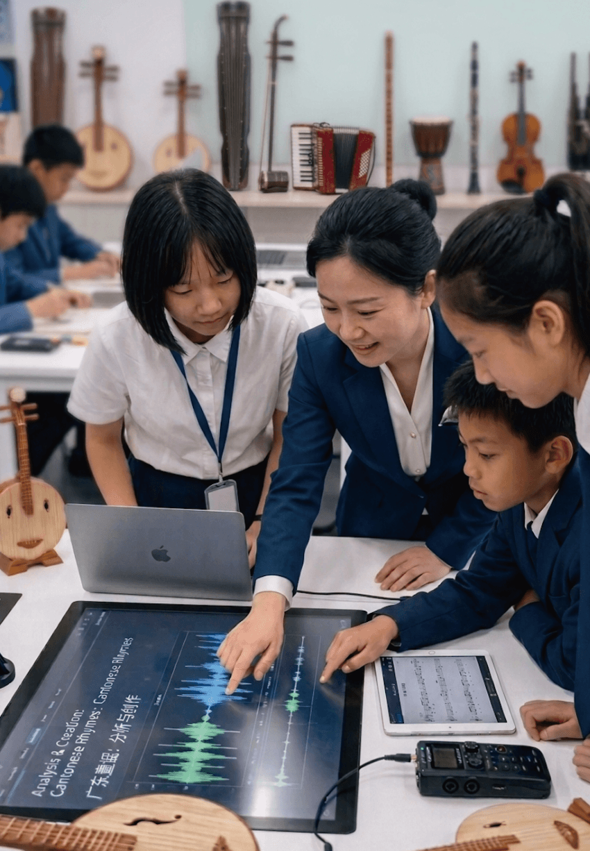 清澜山跨学科课程中的师生交流