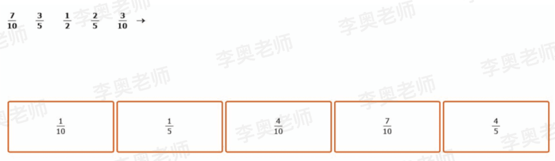 CAT4分数数列题:从7/10开始寻找递减规律