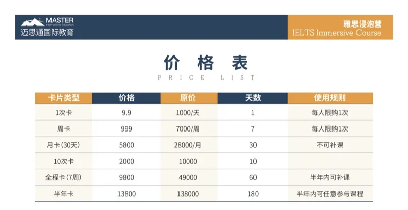 迈思通国际教育 | 9.9元雅思全天班上线!从6分到7.5分只要一个暑假!