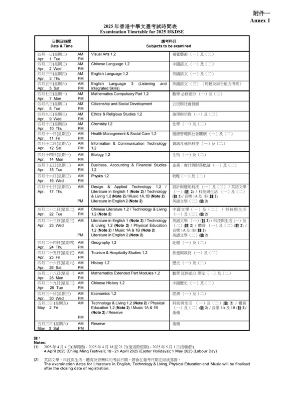 深圳湾国际艺术教育SWAS | 香港考评局:逾5.5万人报考今年DSE,较去年多近一成!(附考试时间表)