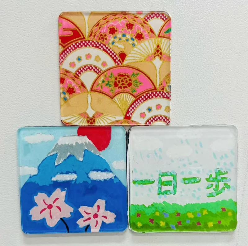 深圳菁华中英文实验中学 | 【菁华日高留学班】冰箱贴 DIY 实录:手作里藏着文化与快乐,每一件都想抱回家!