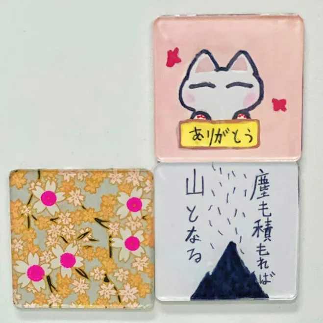 深圳菁华中英文实验中学 | 【菁华日高留学班】冰箱贴 DIY 实录:手作里藏着文化与快乐,每一件都想抱回家!