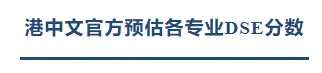 鹰尚私塾 | 建议收藏！2024年港大、港中文、港科大各专业DSE分数预估分汇总！