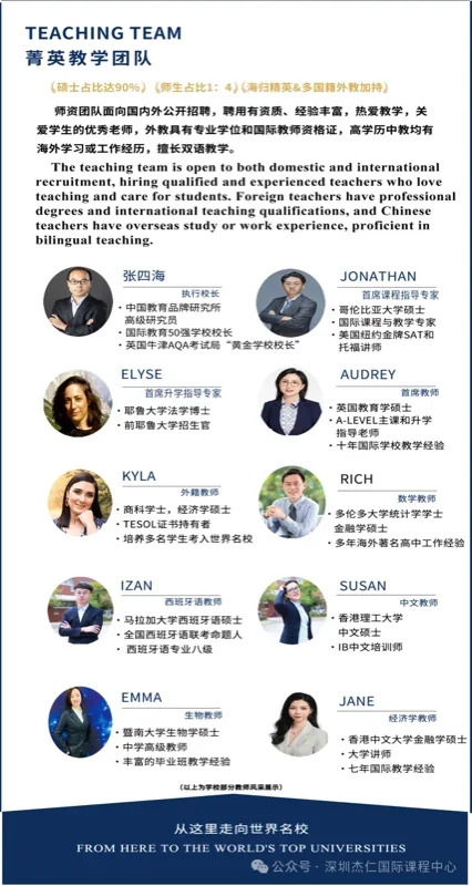 深圳杰仁国际课程中心 | 2024年招生简章