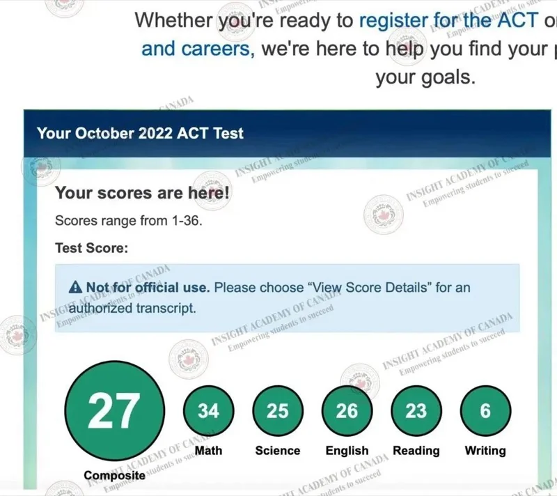 【高分捷报】“英思德精英七子”ACT均分34，寒假1对1集训班等你来！