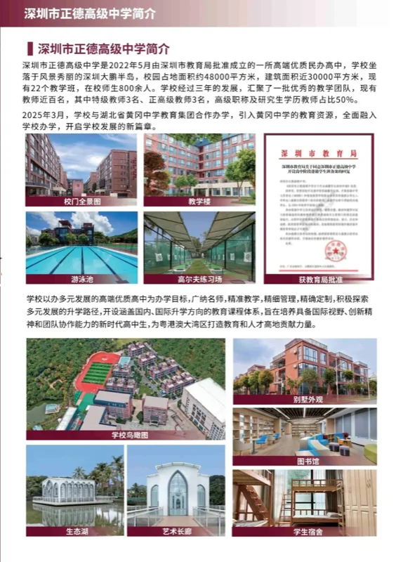 深圳市正德高级中学DSE学部 | 2月中旬开班 | 2027年开考：正德DSE课程1.5年制全年班，冲刺港前三！